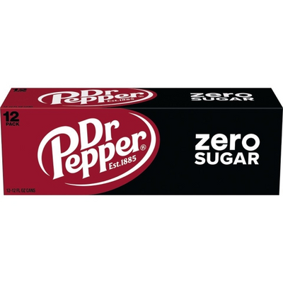 Dr Pepper - Zero Sugar 355ml 12 Dosen ***THT 26-12-2025***