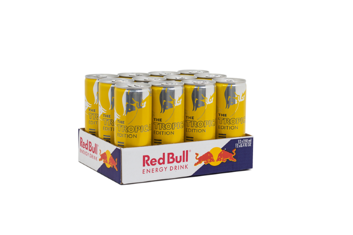 Red Bull - Geel 250ml 12 Blikjes (geen statiegeld)