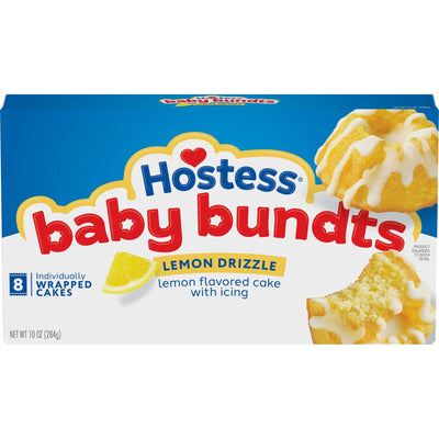 Hostess - Baby Bundts Zitronen-Käsekuchen 8er-Packung 284 Gramm