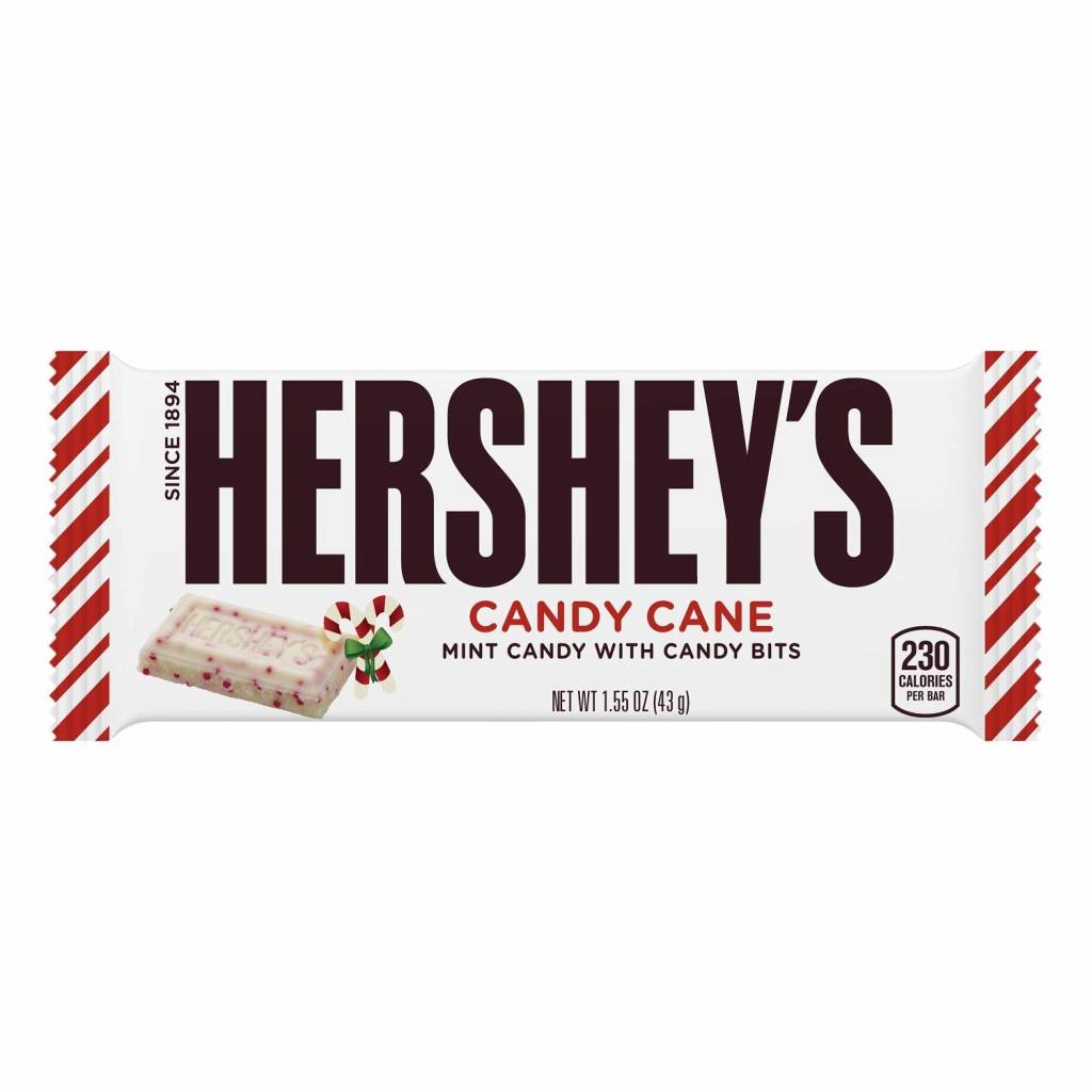 Hershey's - Candy Cane Riegel 43 Gramm