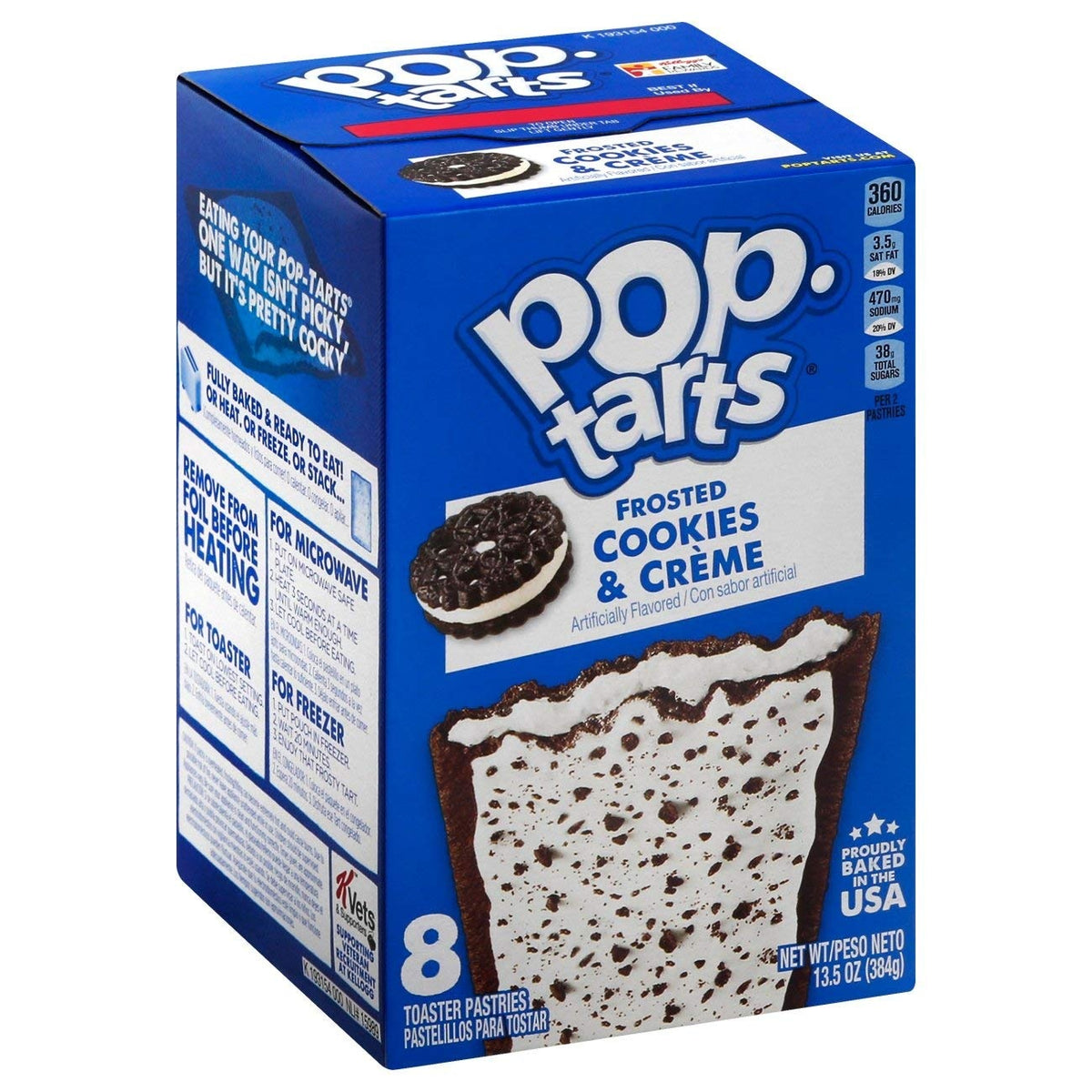 Kellogg's Pop-Tarts Cookie Cream 416 Gramm