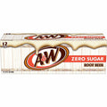 A&W - Root Beer Zero Sugar  355ml 12 Canettes