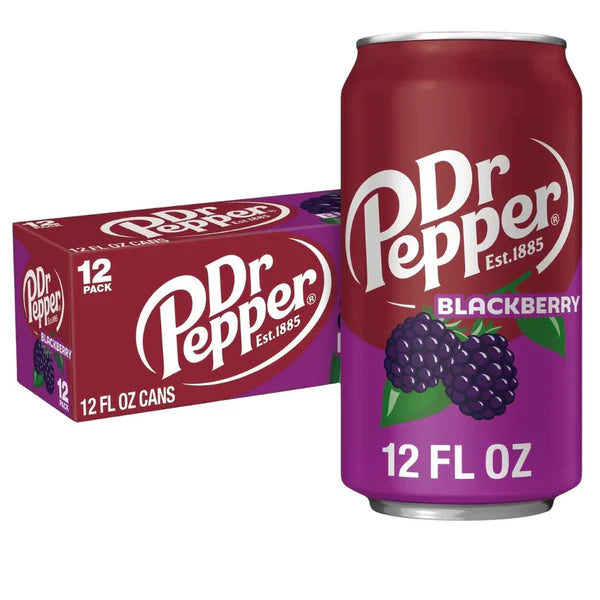 Dr Pepper - Blackberry 355ml 12 Dosen ***THT 14-11-2025***