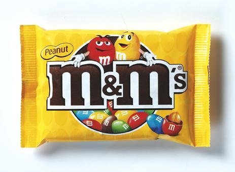 M&M´s Pinda 45 Gram 24 Pièces
