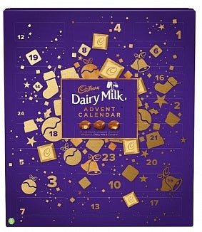 Cadbury - Gemischter Adventskalender 258 Gramm