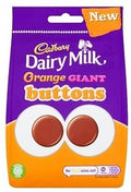 Cadbury - Boutons de chocolat Dairy Milk à l'orange 110 grammes