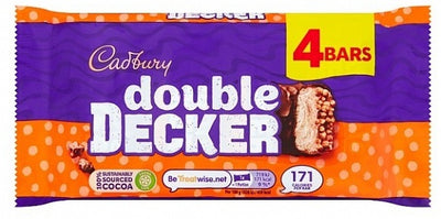 Cadbury - Double Deckr 4er-Packung 149 Gramm