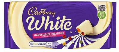 Cadbury - Bonbons pétillants à la gelée blanche 160 grammes