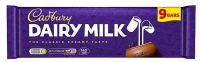 Cadbury - Dairy Milk 9er-Packung 244 Gramm
