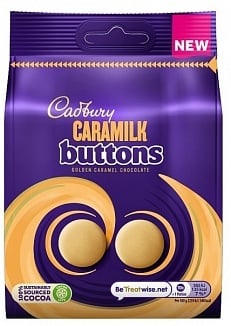 Cadbury - Boutons Caramilk 90 grammes