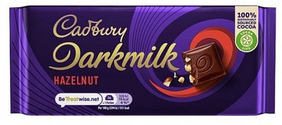 Cadbury - Noisette au lait foncé 85 grammes