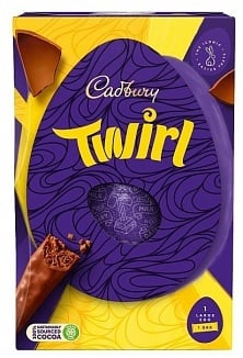 Cadbury - Twirl Großes Ei 198 Gramm