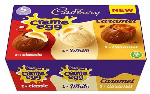 Cadbury - Mixed Crème Egg 5-Pack 200 Gram