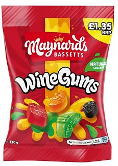 Maynards - Bassetts Wine Gums 130 Gram