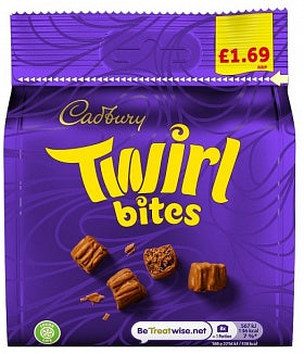 Cadbury - Twirl Bites 85 Gram (price marked)