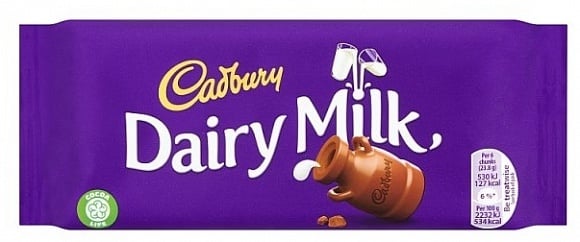 Cadbury - Chocolat au lait 95 grammes
