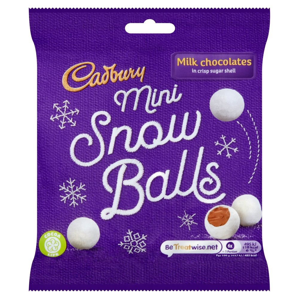 Cadbury - Mini-Schneebälle 80 Gramm