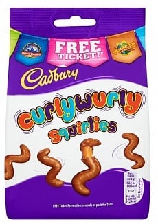 Cadbury - Curly Wurly Squirlies 95 grammes