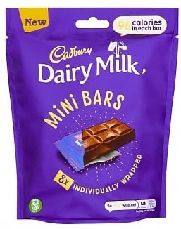 Cadbury - Mini-Riegel-Beutel 144 Gramm
