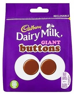 Cadbury - Milk Giant Buttons 95 Gramm