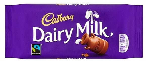 Cadbury - Chocolat au lait 120 g