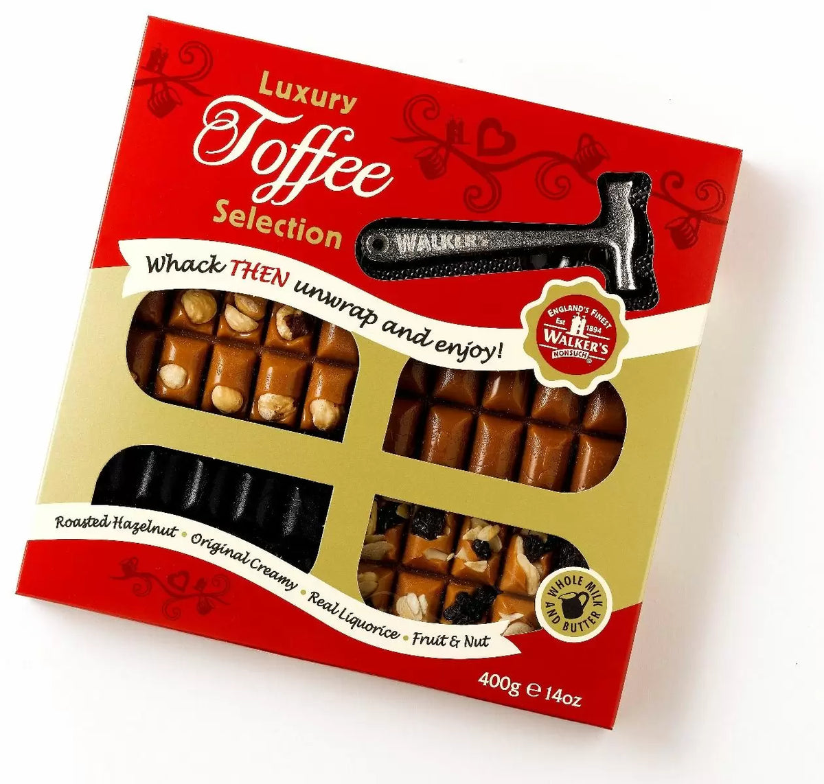 Walker's - Nonsuch Luxus-Toffee-Auswahl Hammerpackung 400 Gramm