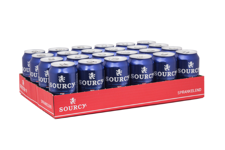 Sourcy - Rood Sprankelend 330ml 24 Canettes