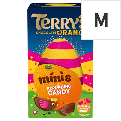 Terry's - Schokoladen-Orangen-Ei mit explodierenden Mini-Bonbons, 91 Gramm