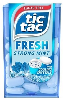 Tic Tac - Frische, starke Minze, zuckerfrei, 16 Gramm
