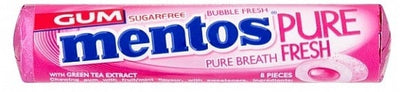 Mentos - Kaugummi Pure Fresh Bubble Fresh Zuckerfrei 16 Gramm