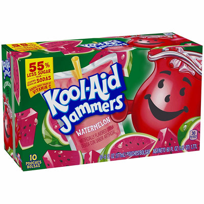 Kool-Aid - Jammers Wassermelonen-Getränk, 10er-Packung