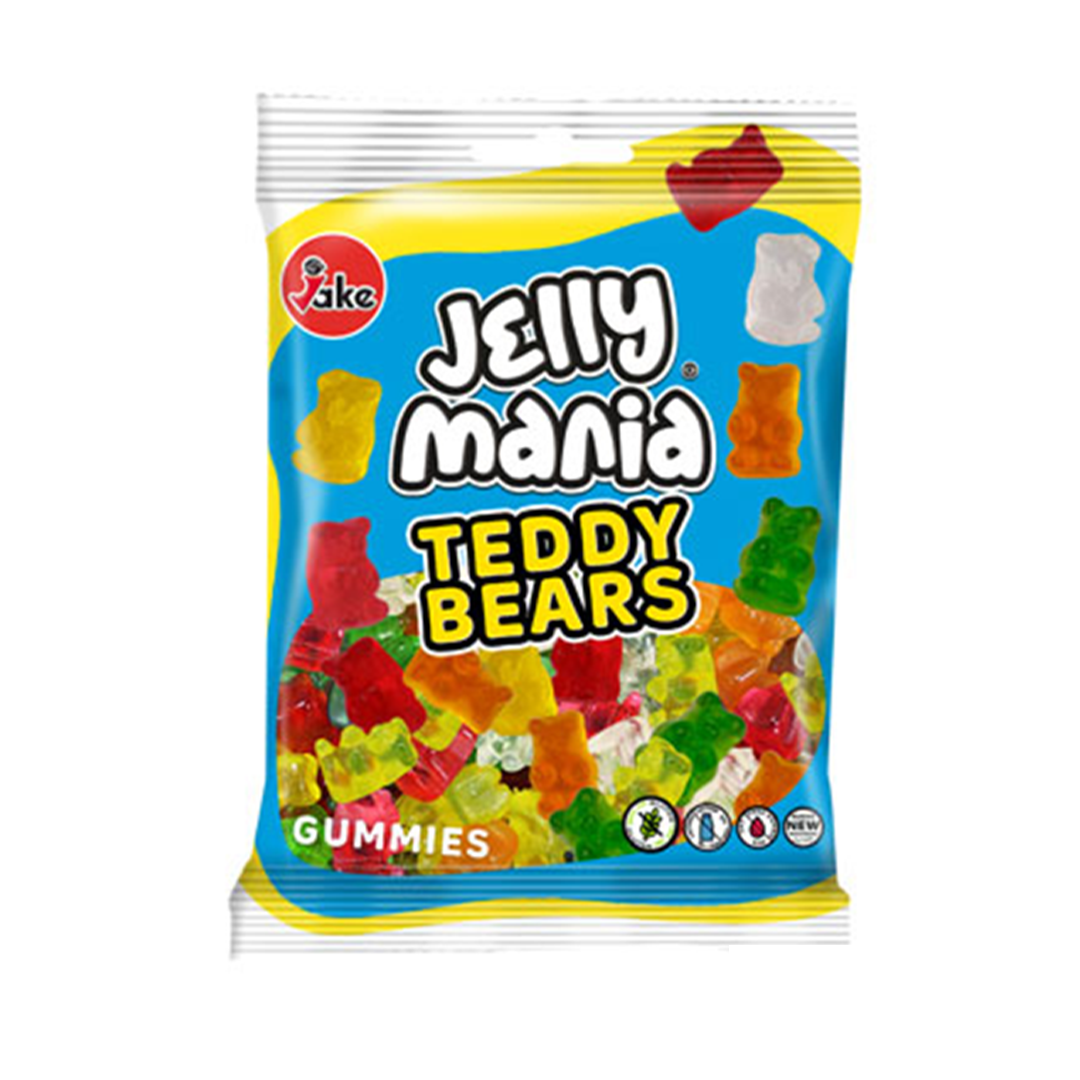 Jake - Jelly Mania Teddybären 100 Gramm (Halal)