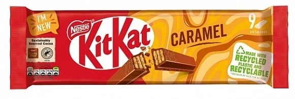 Nestlé - Kit Kat - Caramel, paquet de 9, 186 grammes