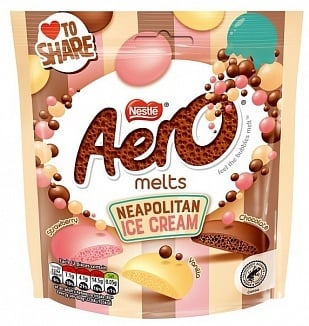 Nestlé - Aero Melts Neapolitan Beutel 86 Gramm