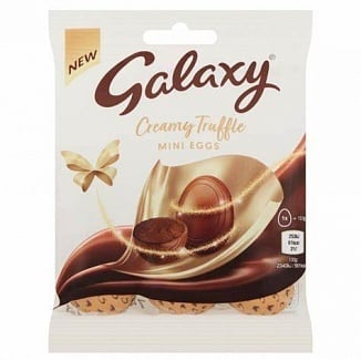 Galaxy - Mini œuf à la truffe crémeuse aux noisettes 74 grammes