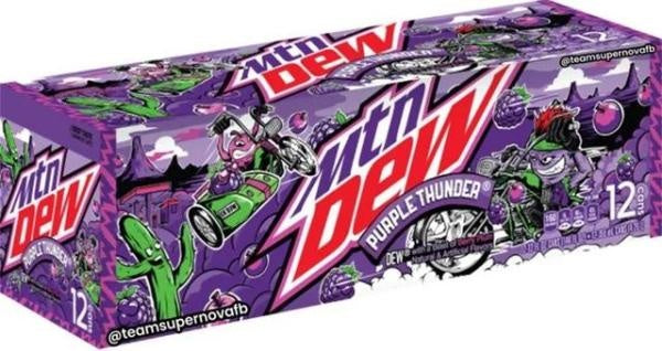 Mountain Dew - Purple Thunder 355ml 12 Dosen