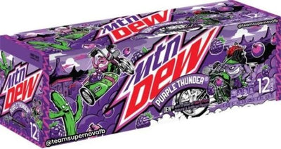 Mountain Dew - Purple Thunder 355ml 12 Canettes