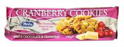 Merba - Chocolat blanc canneberge 150 grammes