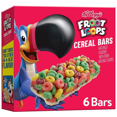 Kellogg's - Froot Loops Frühstücksriegel 84 Gramm