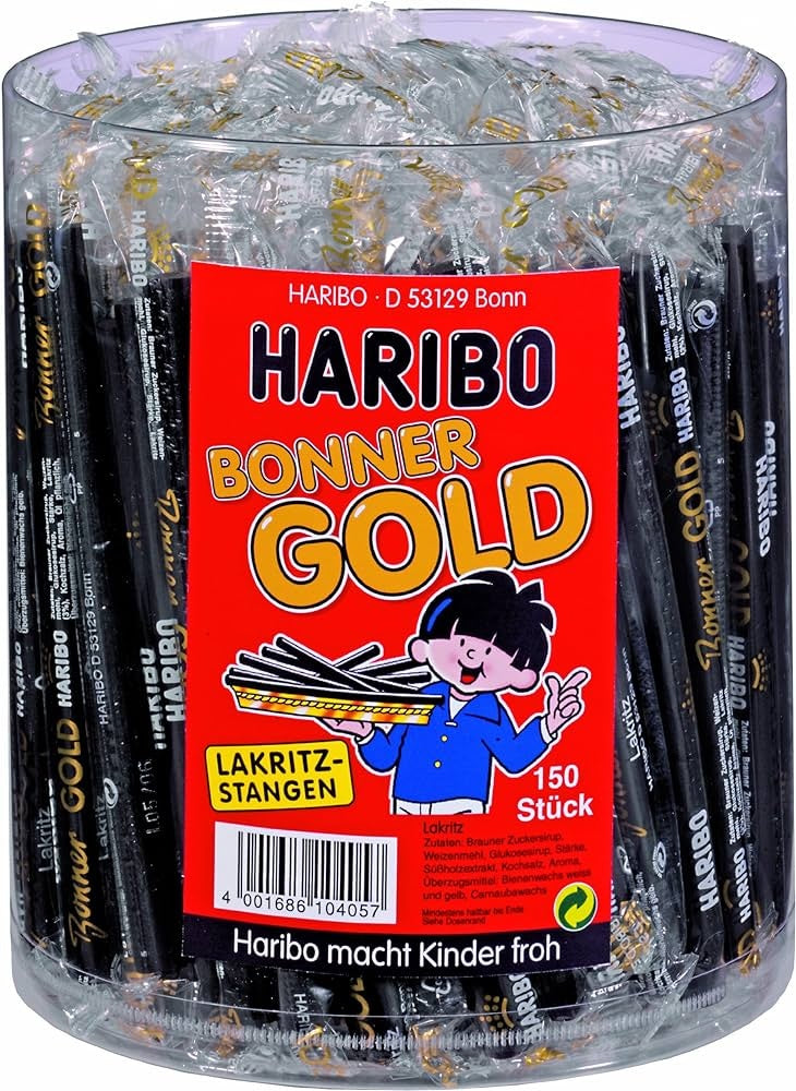 Haribo - Bonner Gold 18 Gram 150 Stuks