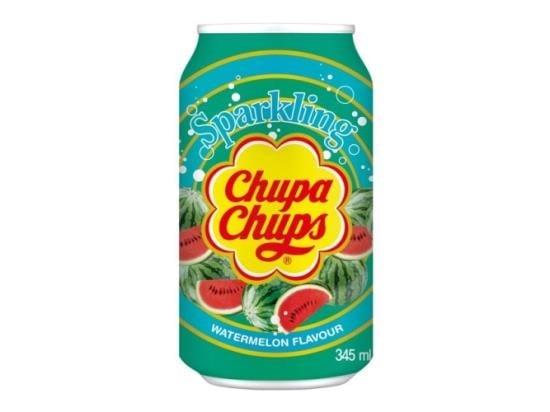 Chupa Chups - Boisson pétillante à la pastèque 345 ml (importée de Corée)