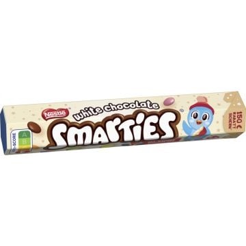 Nestlé - Smarties Chocolat Blanc Tube 120 Grammes