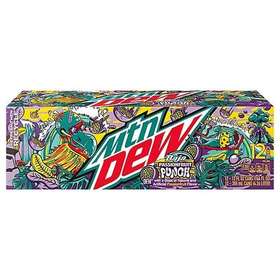 Mountain Dew - Baja Passionfruit Punch 355ml 12 Dosen