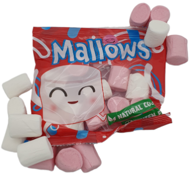 Guimauves roses et blanches, 24 sachets