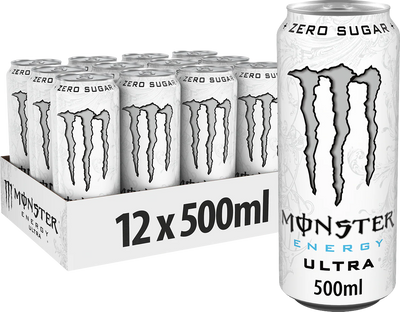 Monster - Ultra White 500ml 12 Blikjes