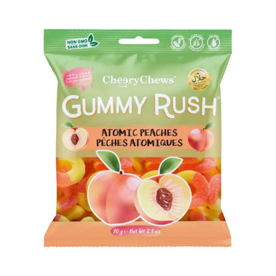 Gummy Rush - Atomic Peaches 90 Gram (Halal)