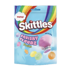 Skittles - Squishy Cloudz Früchte Rot 94 Gramm