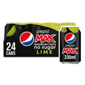 Pepsi - Max Lime 330ml 24 Blikjes