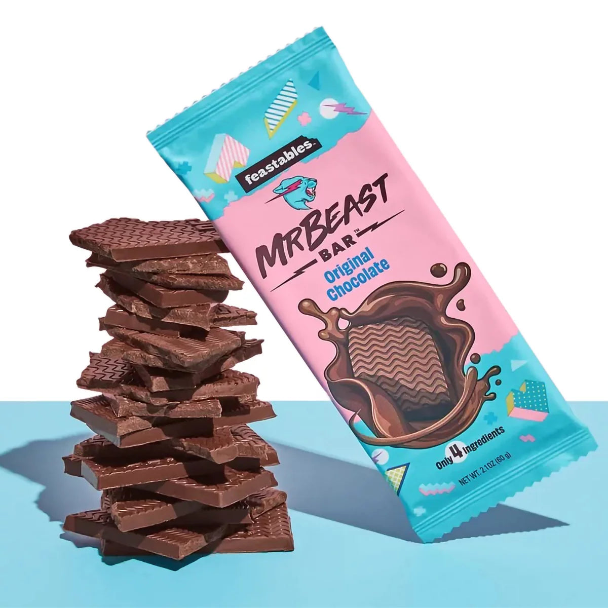 Mr Beast - Feastables Chocolate Original Bar 60 Gram
