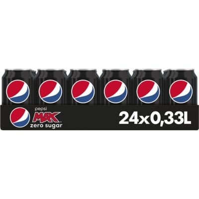 Pepsi - Zero Sugar 330ml 24 Canettes